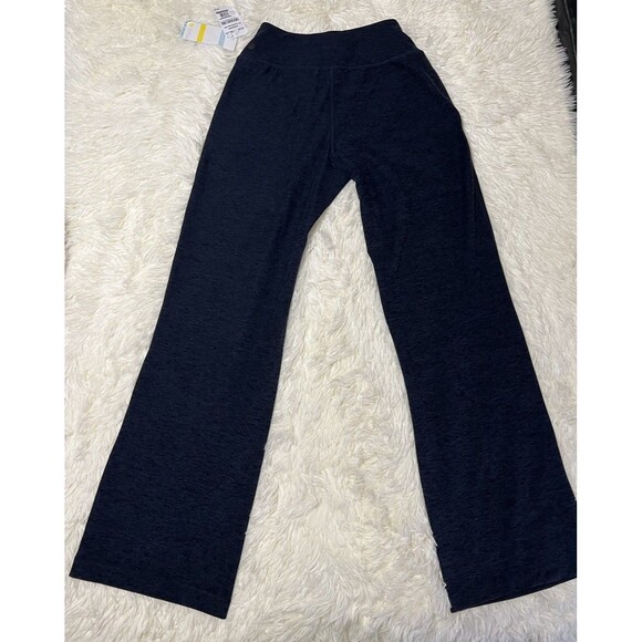 NWT Zella Zelsoft Renew Straight Leg Pants Navy Small - Picture 11 of 12